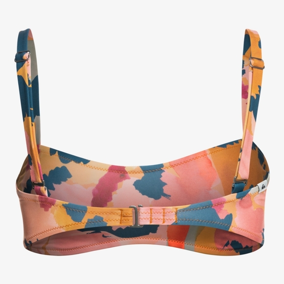 👒QUICKSILVER BRAND NEW CONTOURED CROP BIKINI TOP SIZE XS - Picture 6 of 10